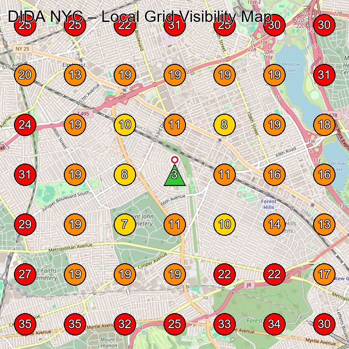 DIDA NYC GeoGrid visibility map for Spa in Ste 1